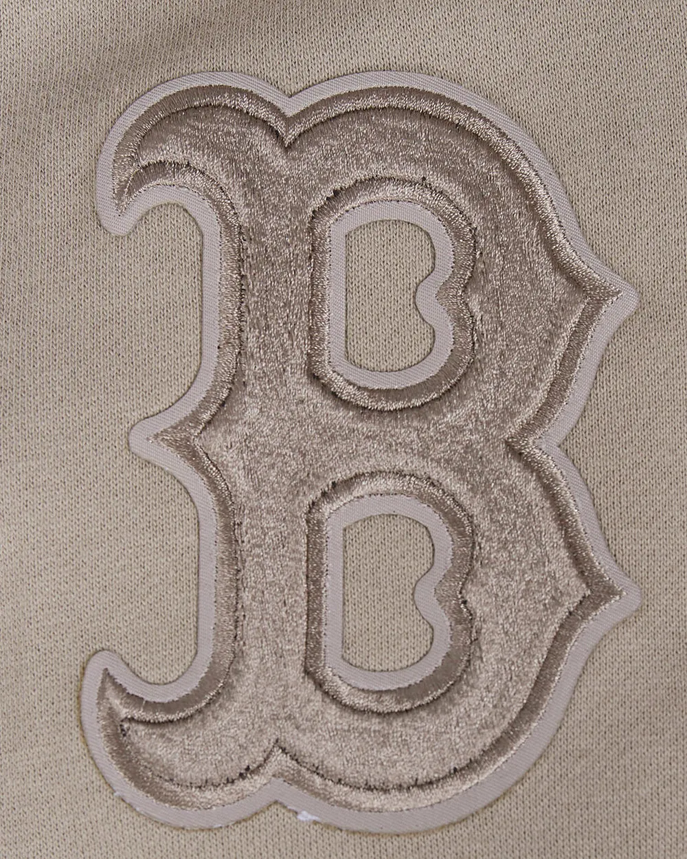 MLB BOSTON RED SOX NEUTRAL MEN'S DROP SHOULDER PO HOODIE (TAUPE)