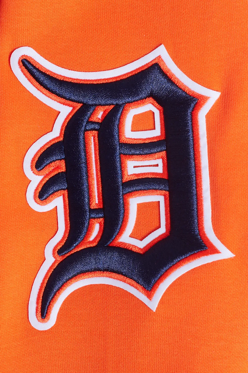 MLB DETROIT TIGERS CLASSIC CHENILLE MEN'S PULLOVER HOODIE (ORANGE)