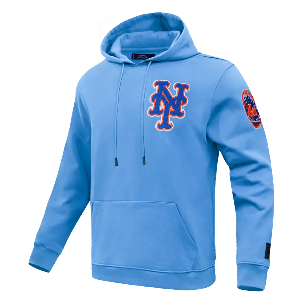 MLB NEW YORK METS MEN'S PO HOODIE(UNIVERSITY BLUE)