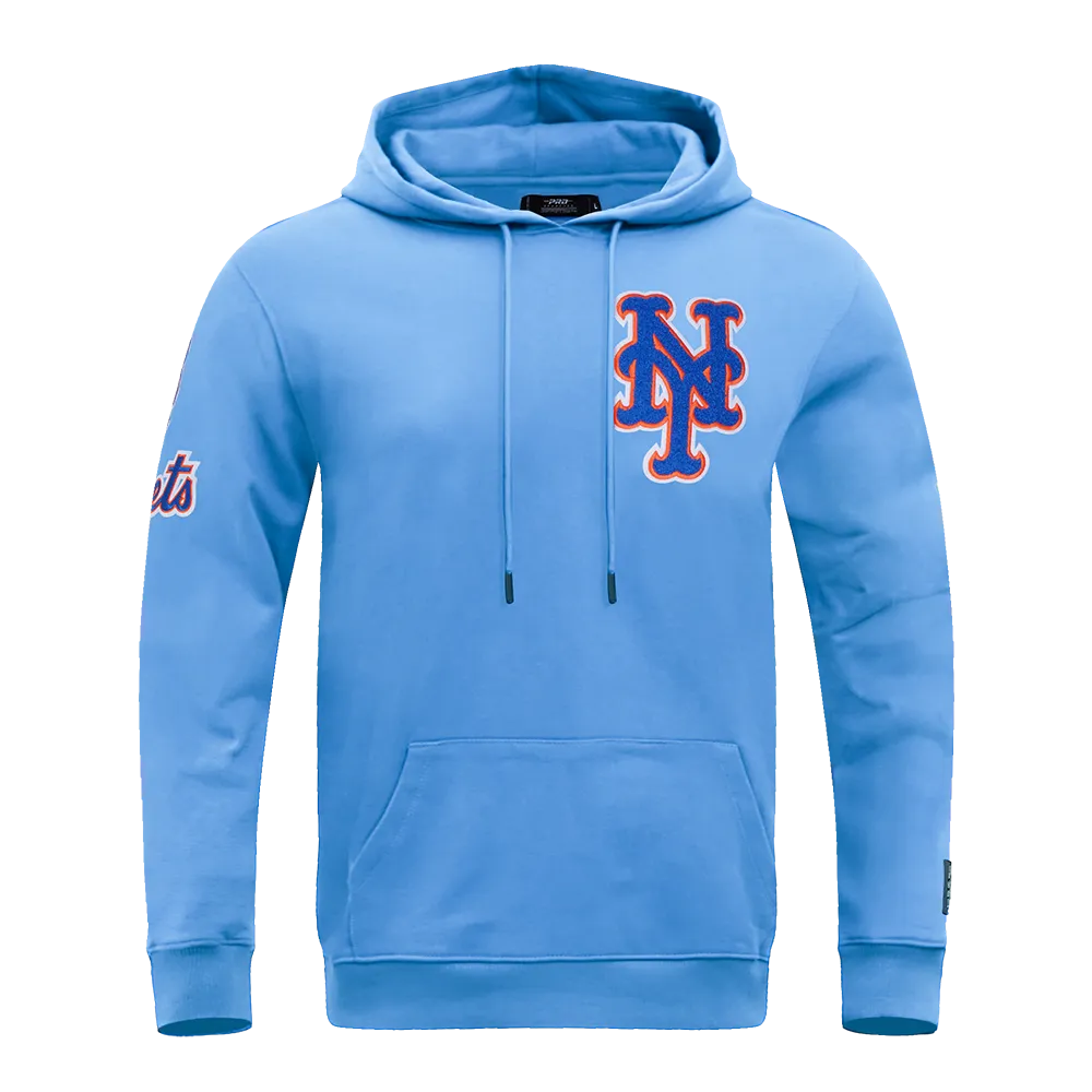 MLB NEW YORK METS MEN'S PO HOODIE(UNIVERSITY BLUE)