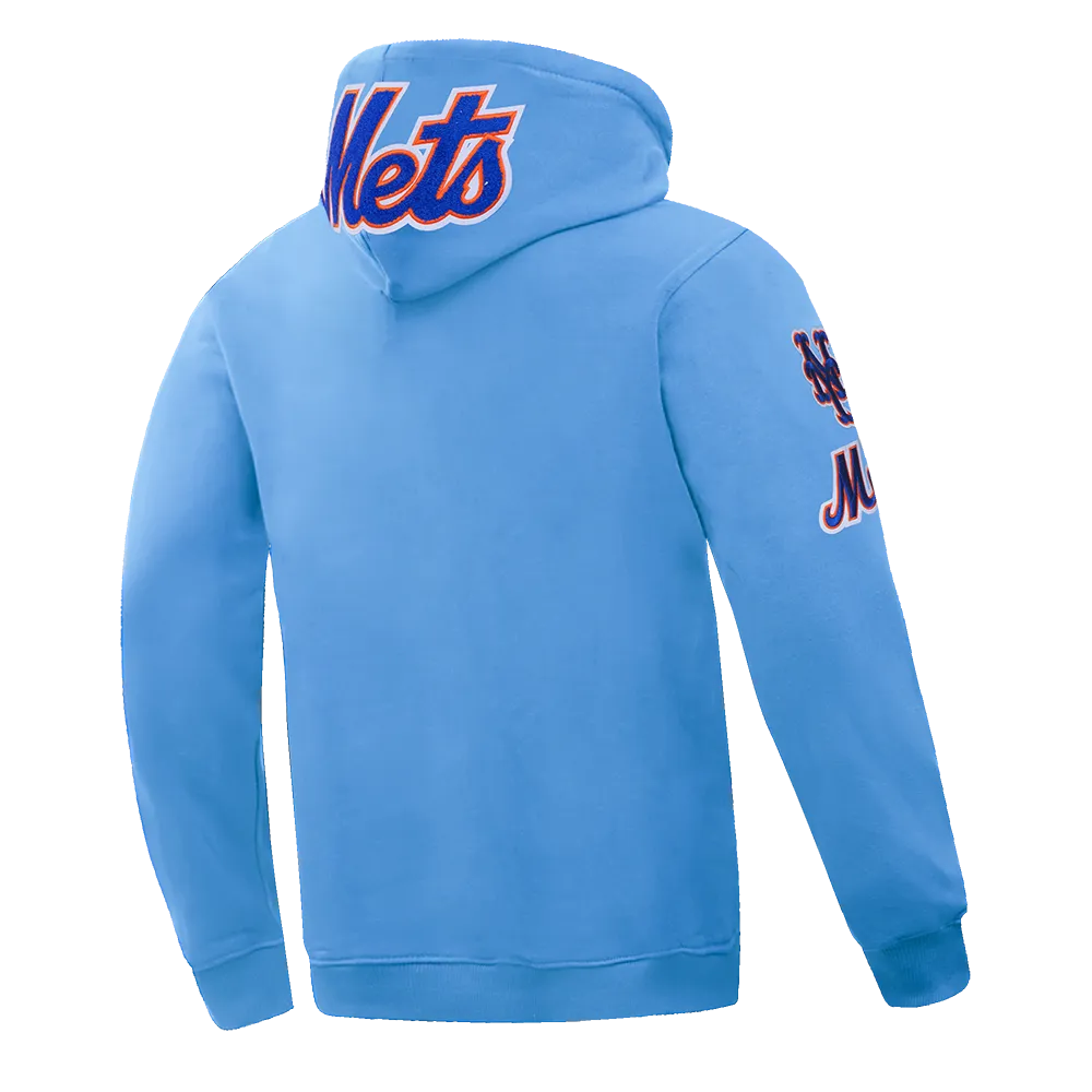 MLB NEW YORK METS MEN'S PO HOODIE(UNIVERSITY BLUE)