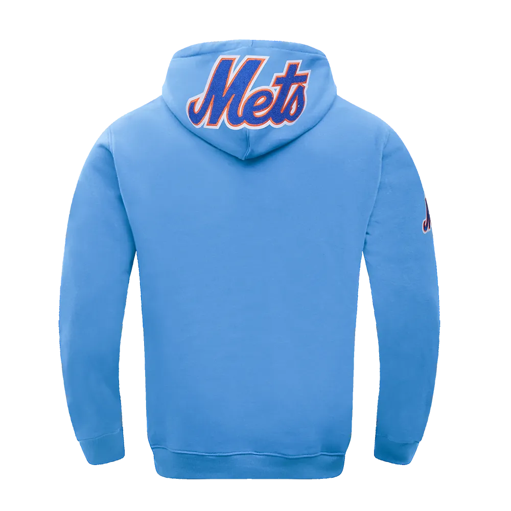 MLB NEW YORK METS MEN'S PO HOODIE(UNIVERSITY BLUE)