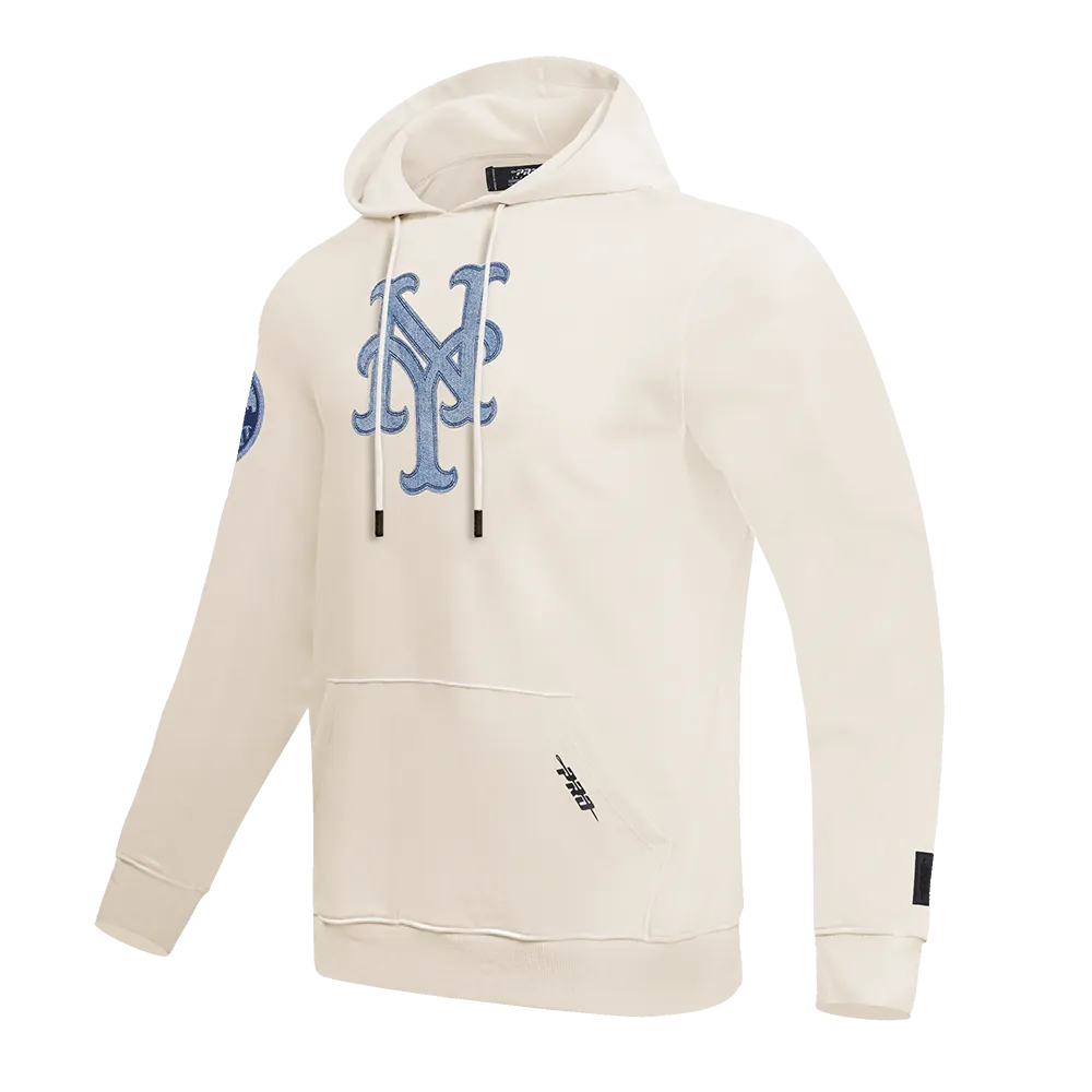 MLB NEW YORK METS VARSITY BLUES MEN'S PO HOODIE (LINEN)