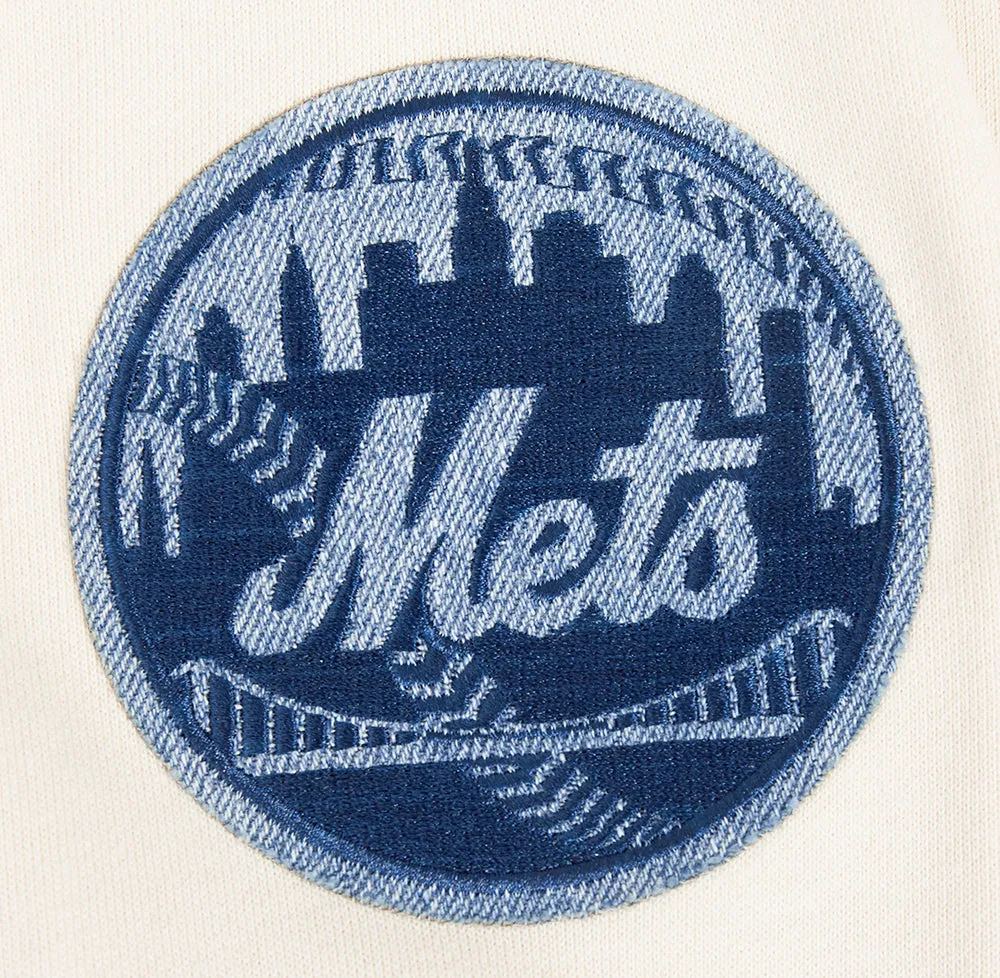 MLB NEW YORK METS VARSITY BLUES MEN'S PO HOODIE (LINEN)