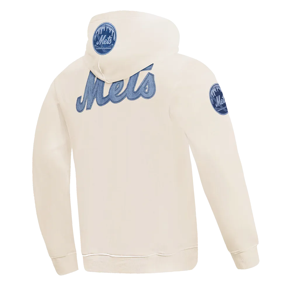 MLB NEW YORK METS VARSITY BLUES MEN'S PO HOODIE (LINEN)