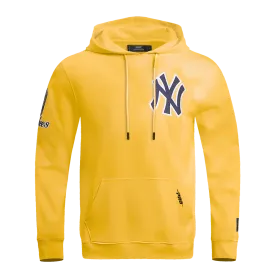 MLB NEW YORK YANKEES CLASSIC CHENILLE MEN'S DK PO HOODIE (YELLOW)