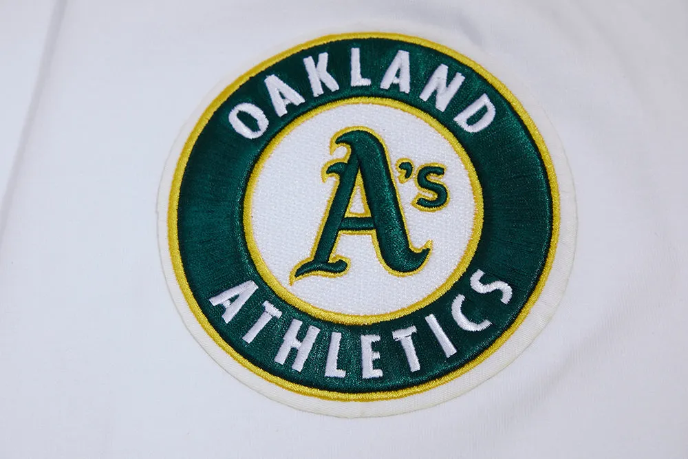 MLB OAKLAND ATHLETIC PRO TEAM MEN'S PO HOODIE (WHITE)