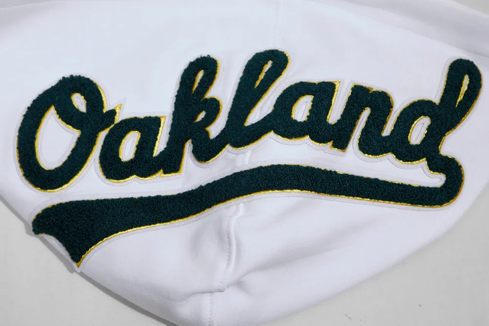 MLB OAKLAND ATHLETIC PRO TEAM MEN'S PO HOODIE (WHITE)