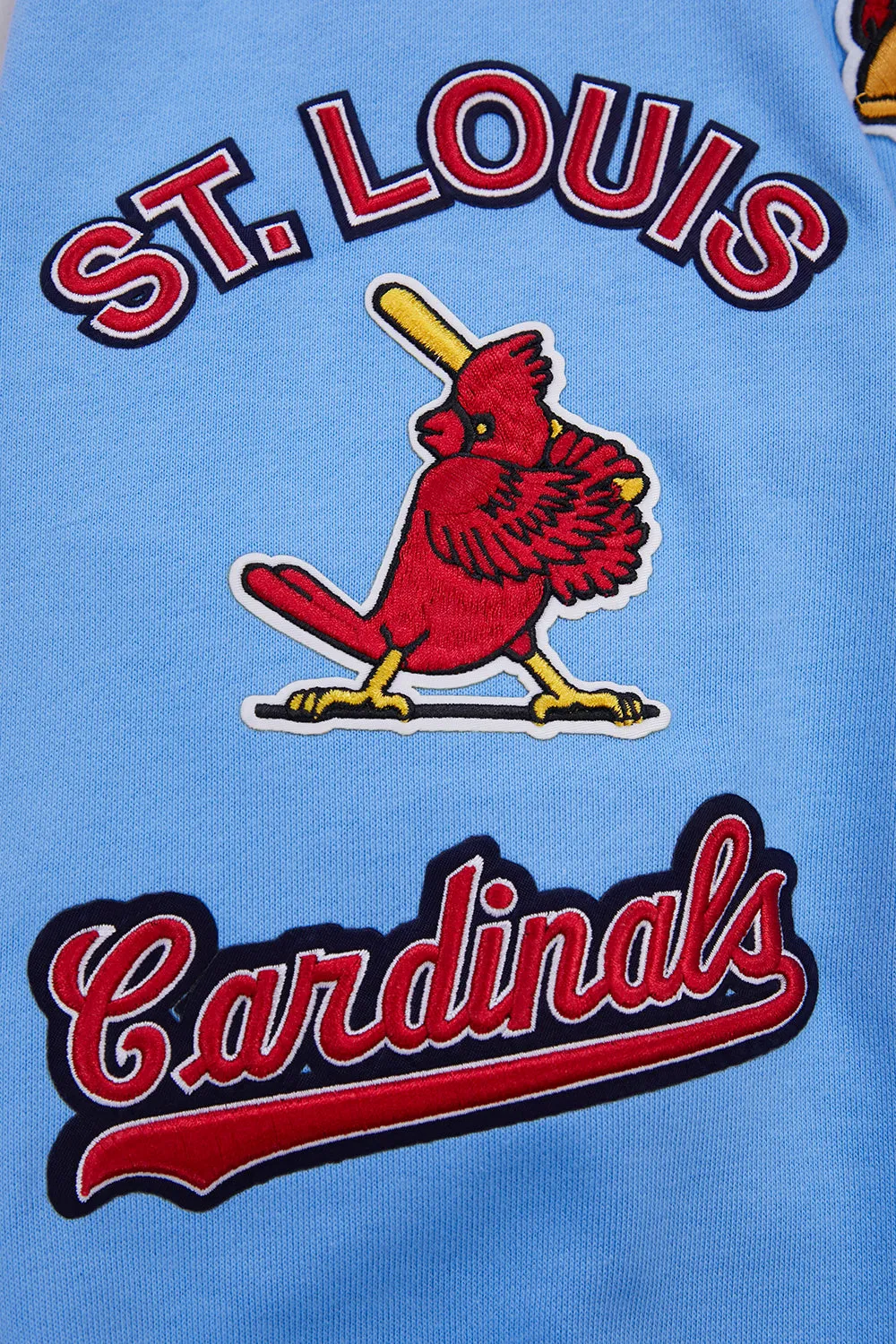 MLB ST. LOUIS CARDINALS RETRO CLASSIC MEN'S PO HOODIE (UNIVERSITY BLUE)