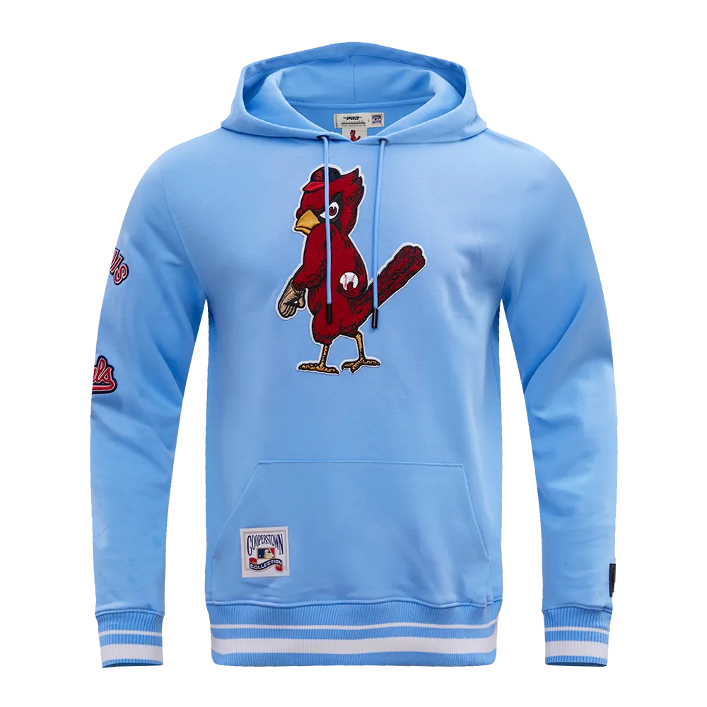 MLB ST. LOUIS CARDINALS RETRO CLASSIC MEN'S PO HOODIE (UNIVERSITY BLUE)