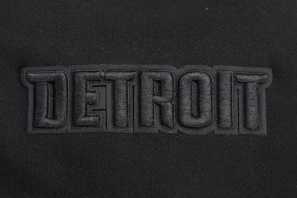 NBA DETROIT PISTONS NEUTRAL DROP SHOULDER FLC PO HOODIE (BLACK)