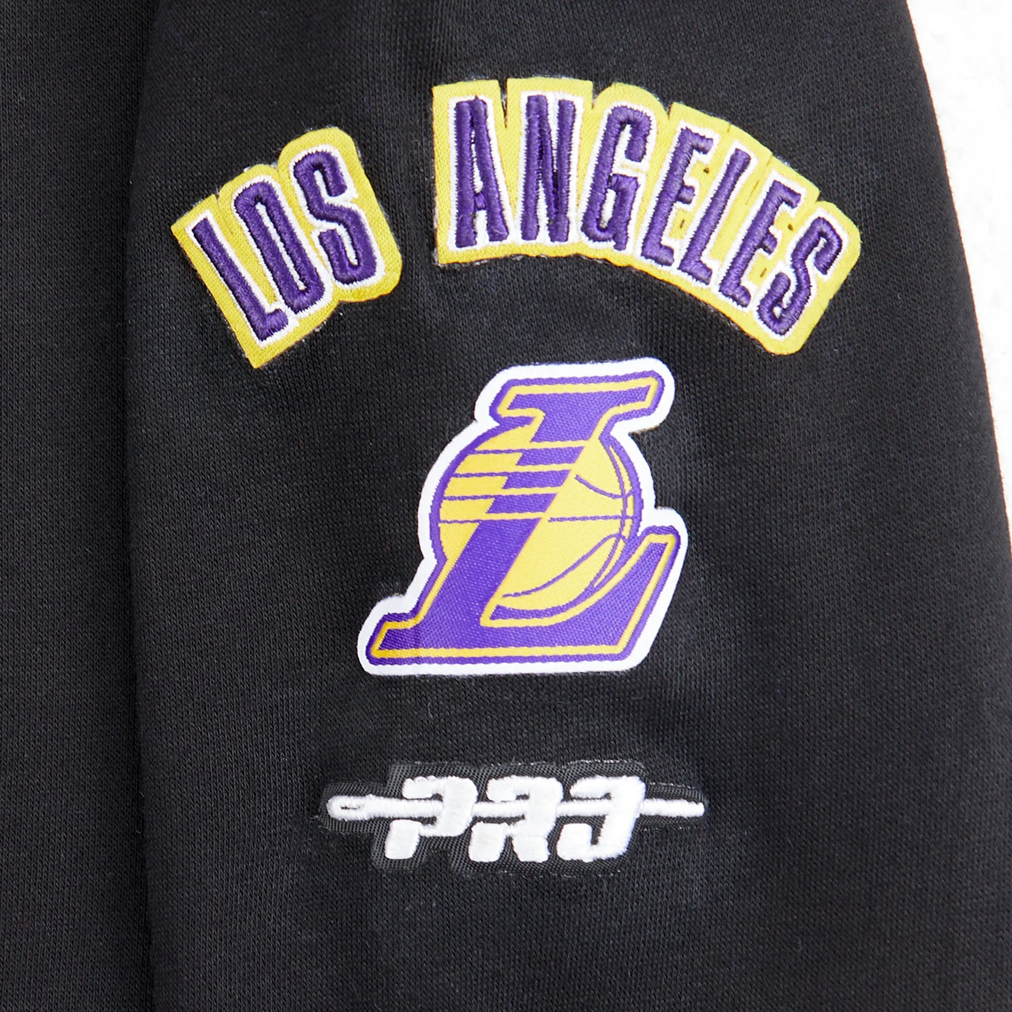 NBA LOS ANGELES LAKERS RETRO CLASSIC TODDLER GIRLS  RIB FLC PO HOODIE (BLACK/PURPLE)