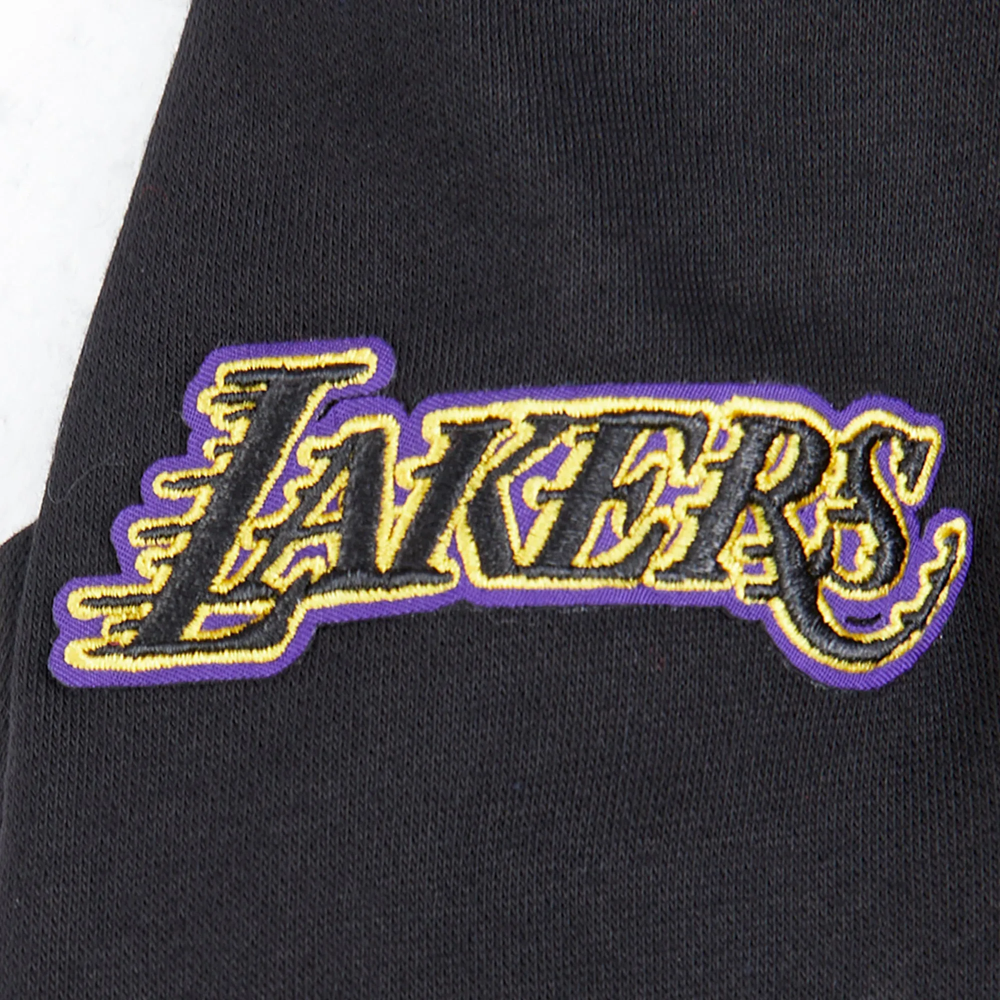 NBA LOS ANGELES LAKERS RETRO CLASSIC TODDLER GIRLS  RIB FLC PO HOODIE (BLACK/PURPLE)