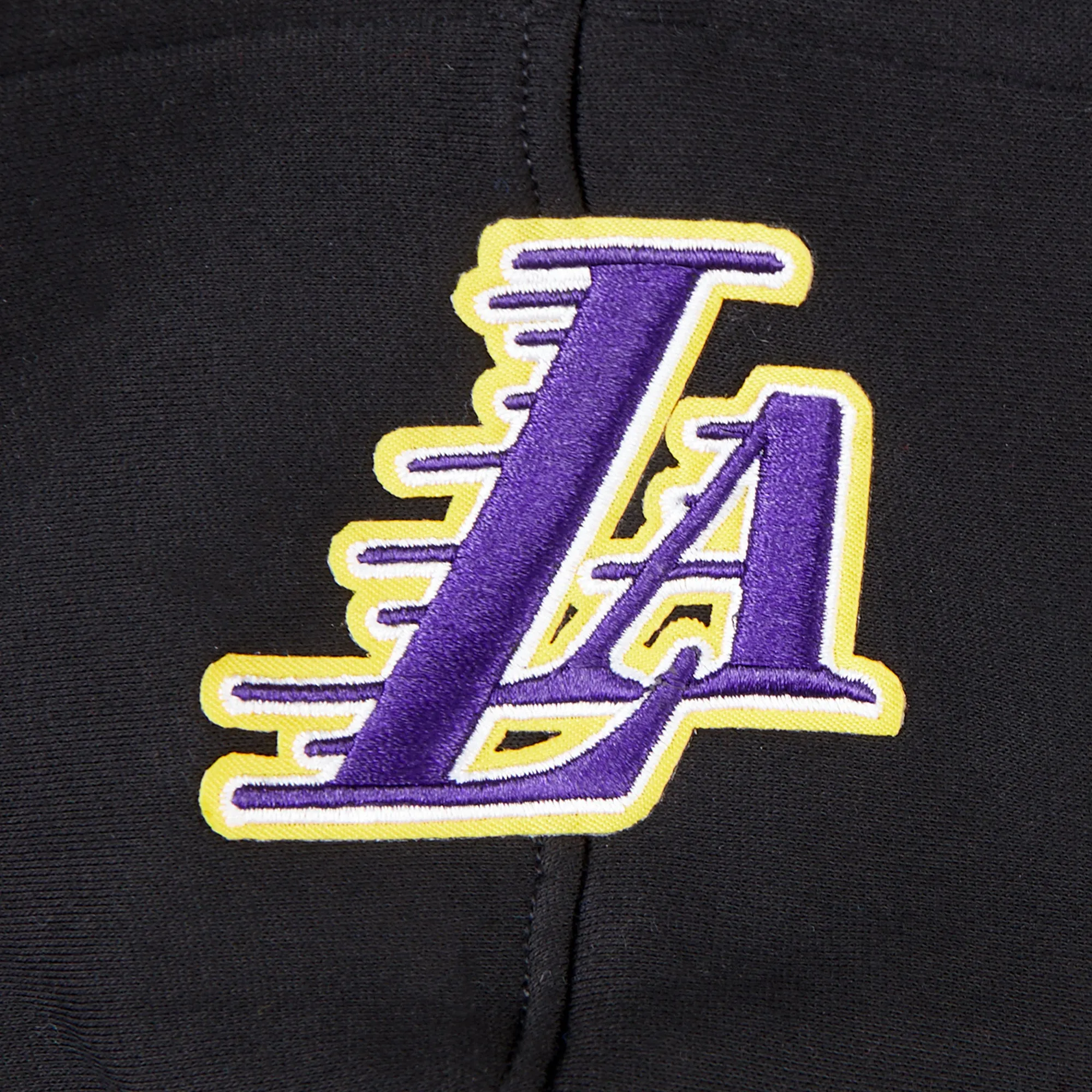 NBA LOS ANGELES LAKERS RETRO CLASSIC TODDLER GIRLS  RIB FLC PO HOODIE (BLACK/PURPLE)