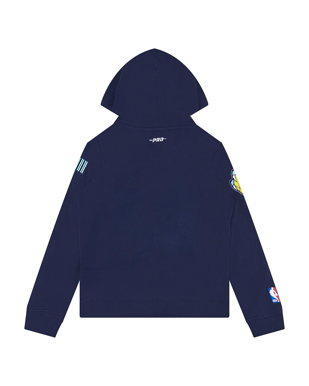 NBA MEMPHIS GRIZZLIES CLASSIC BIG BOYS FLC PO HOODIE (MIDNIGHT NAVY)