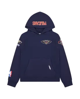 NBA NEW ORLEANS PELICANS CLASSIC BIG BOYS FLC PO HOODIE (MIDNIGHT NAVY)