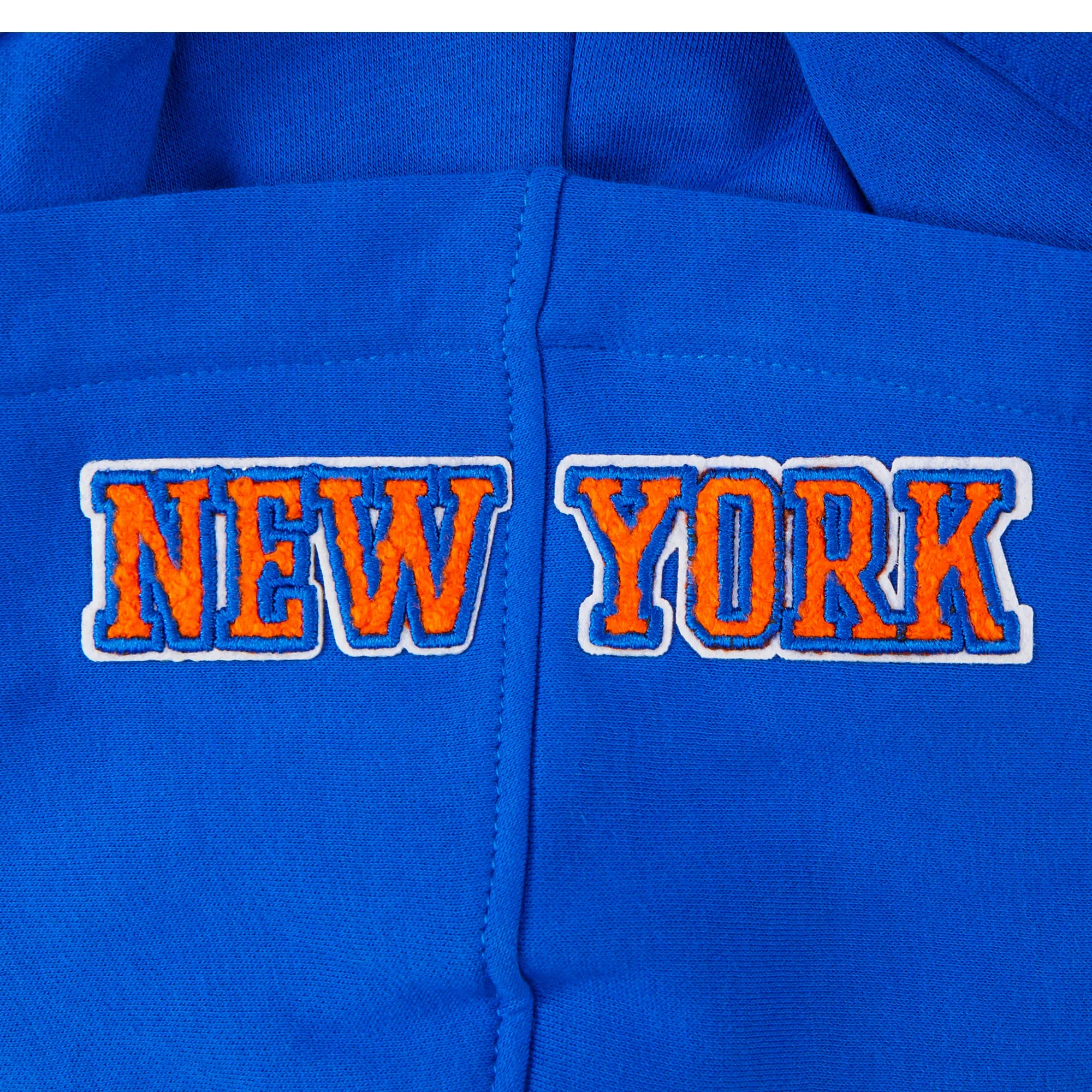 NBA NEW YORK KNICKS CLASSIC LITTLE BOYS FLC PO HOODIE (ROYAL BLUE)