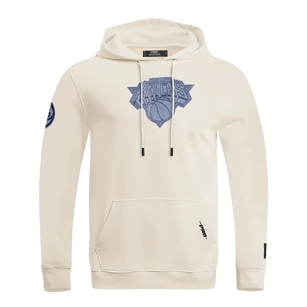 NBA NEW YORK KNICKS VARSITY BLUES MEN'S PO HOODIE (LINEN)