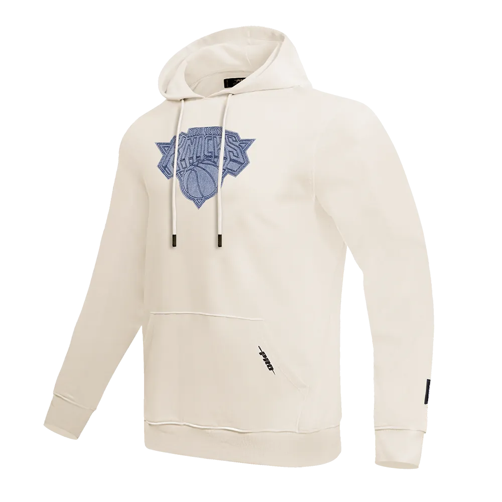 NBA NEW YORK KNICKS VARSITY BLUES MEN'S PO HOODIE (LINEN)