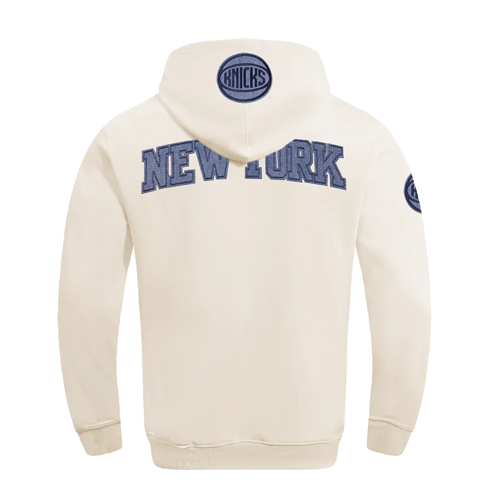 NBA NEW YORK KNICKS VARSITY BLUES MEN'S PO HOODIE (LINEN)