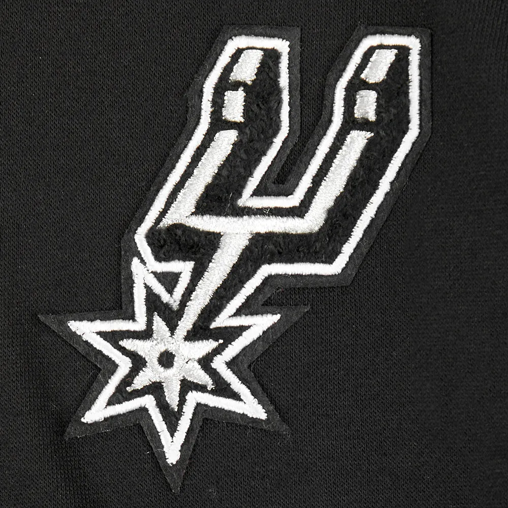 NBA SAN ANTONIO SPURS CLASSIC TODDLER BOYS FLC PO HOODIE (BLACK)