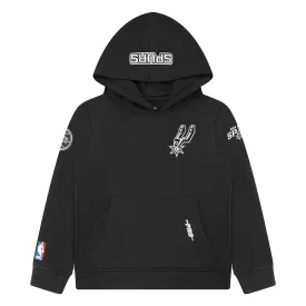 NBA SAN ANTONIO SPURS CLASSIC TODDLER BOYS FLC PO HOODIE (BLACK)