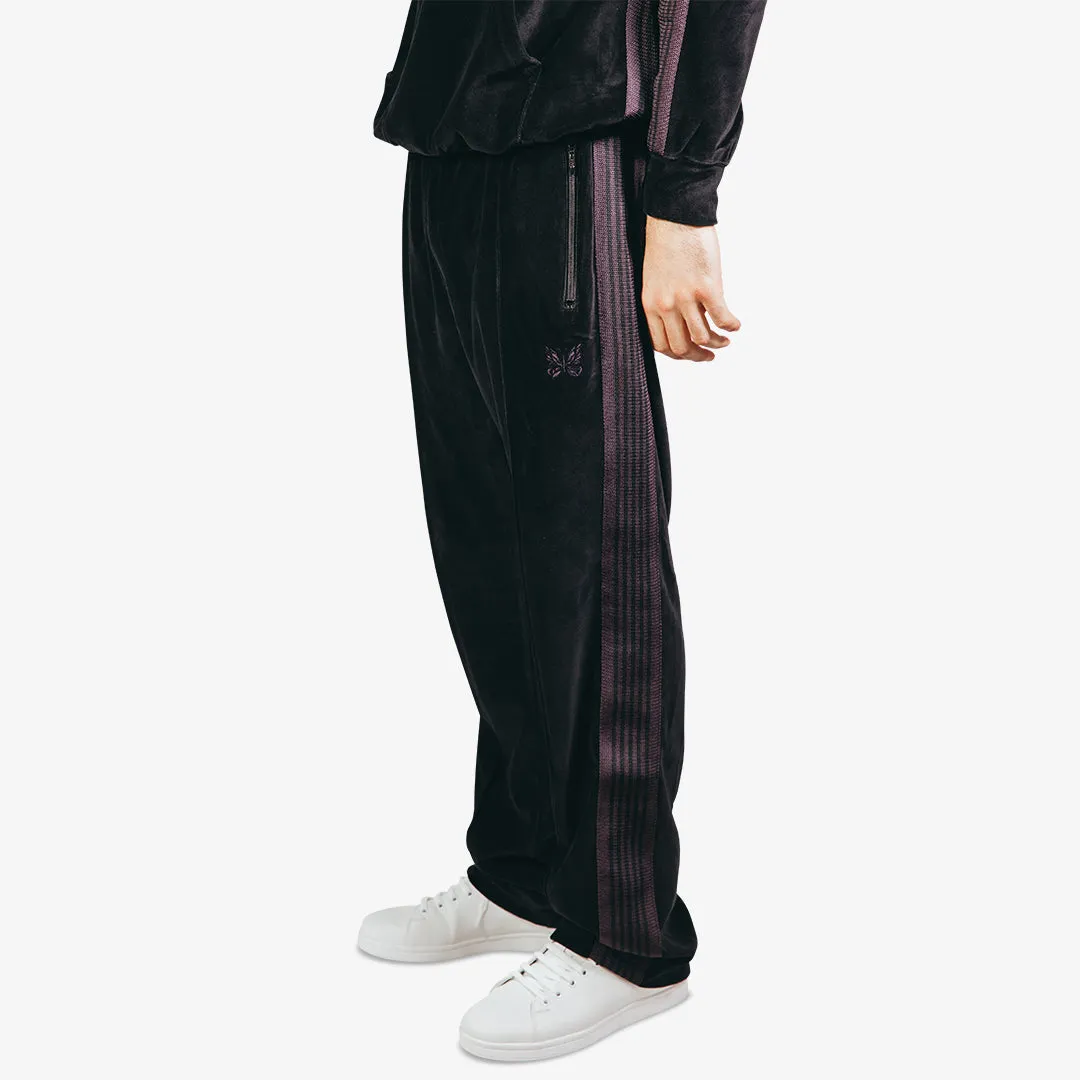 Needles Velour Narrow Track Pants Black