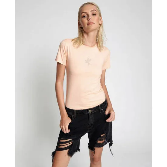 One Teaspoon Stevies Long Length Boyfriend Short with Lace Up