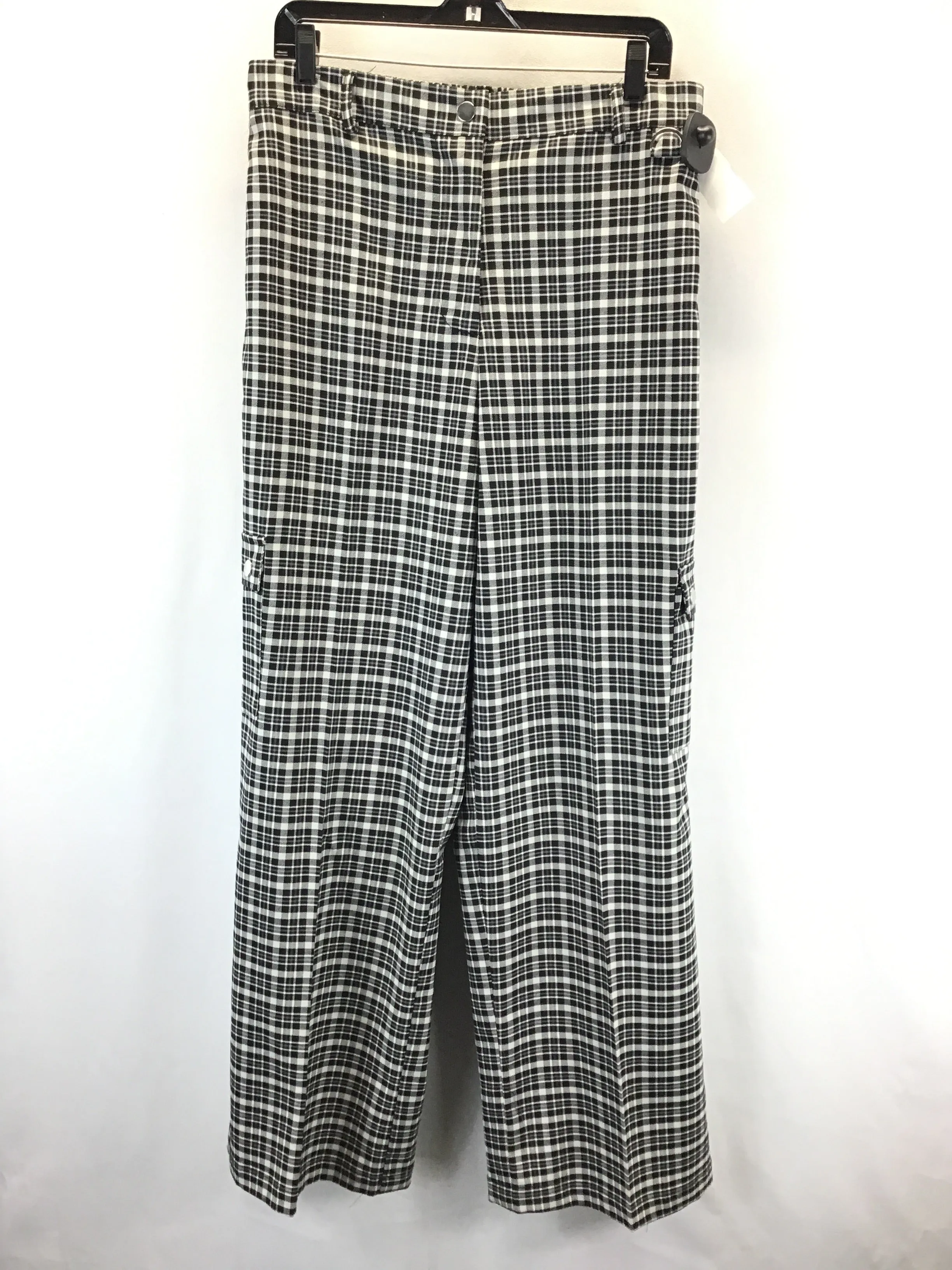 Pants Cargo & Utility By Forever 21 In Plaid Pattern, Size: Xl