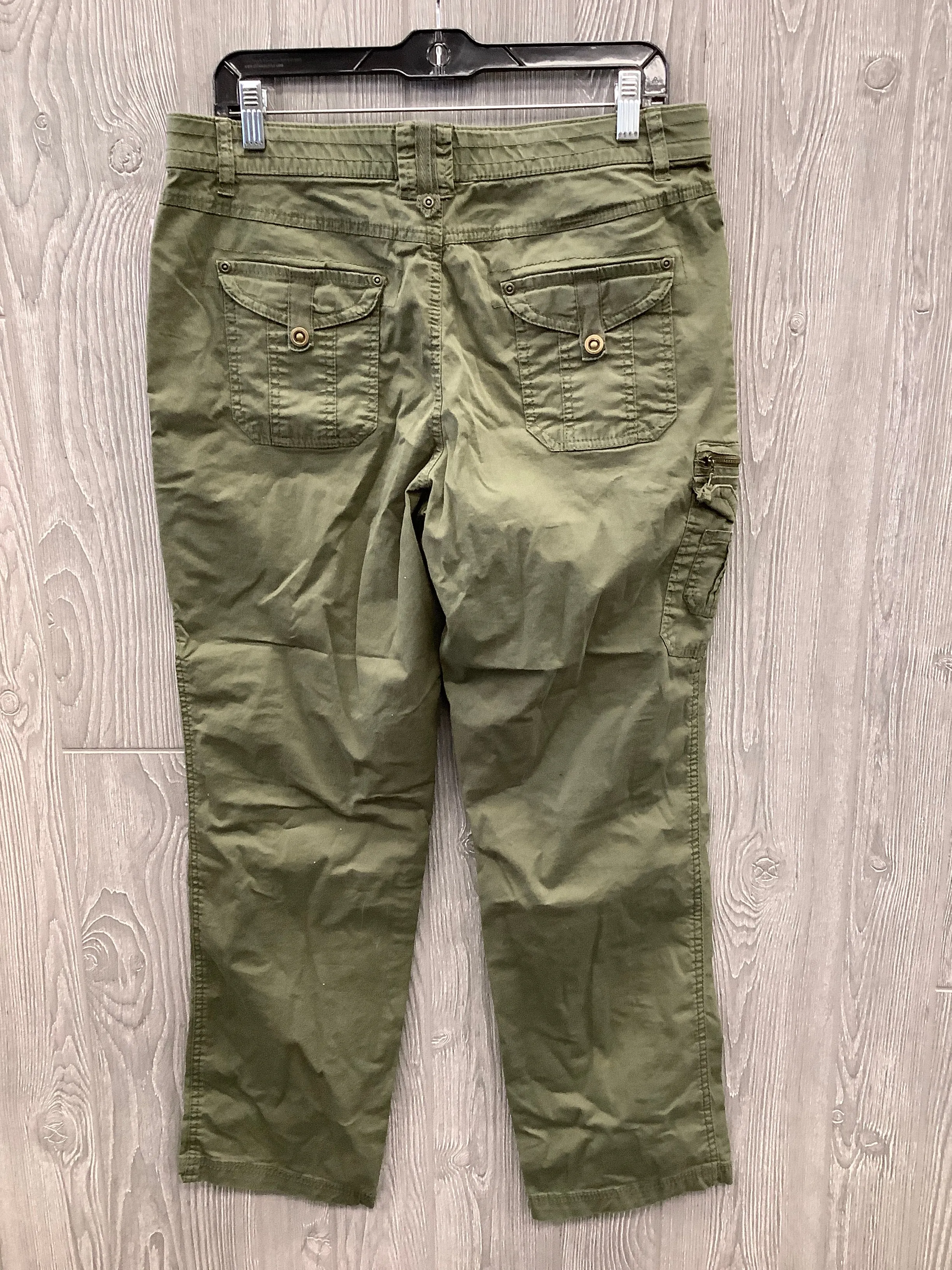 Pants Cargo & Utility By Natural Reflections In Green, Size: 12