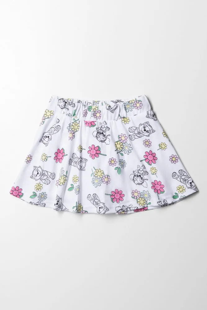 Paw Patrol Skorts White