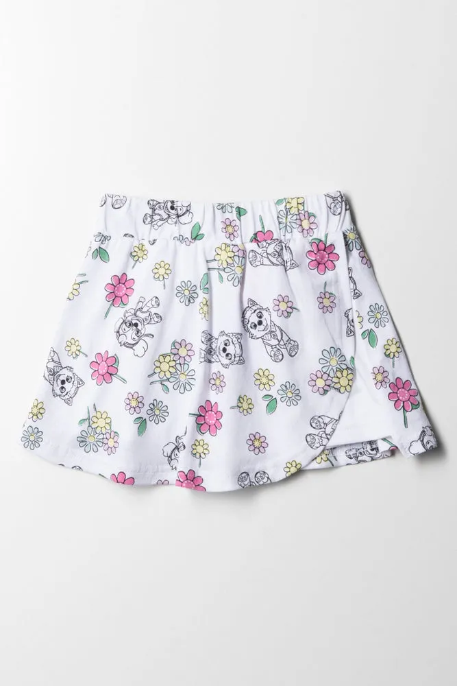 Paw Patrol Skorts White