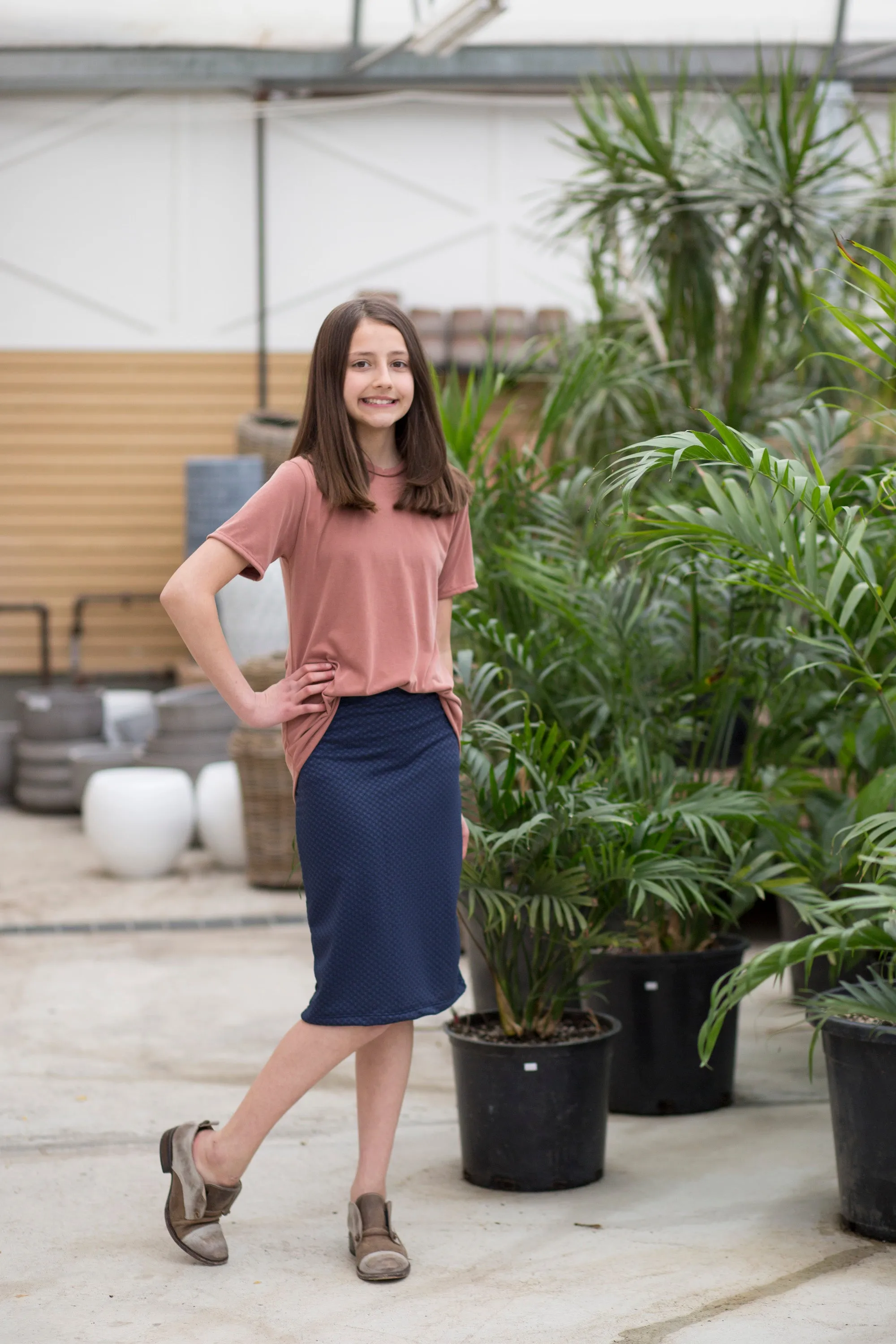 Pencil Skirt Navy