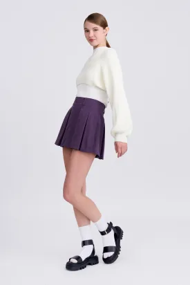 Pleated Skorts