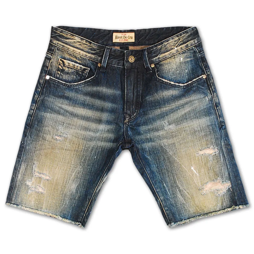 Rivet De Cru Vapor Blue Denim Shorts