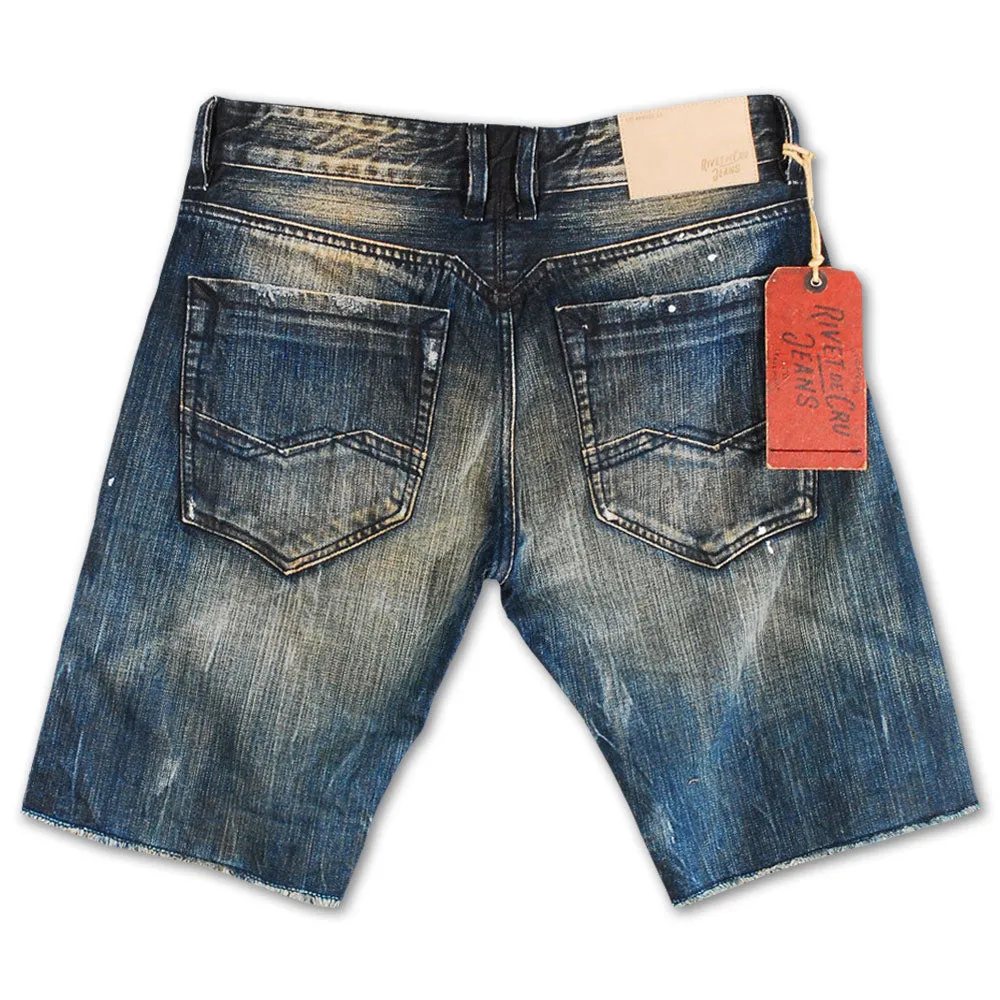 Rivet De Cru Vapor Blue Denim Shorts