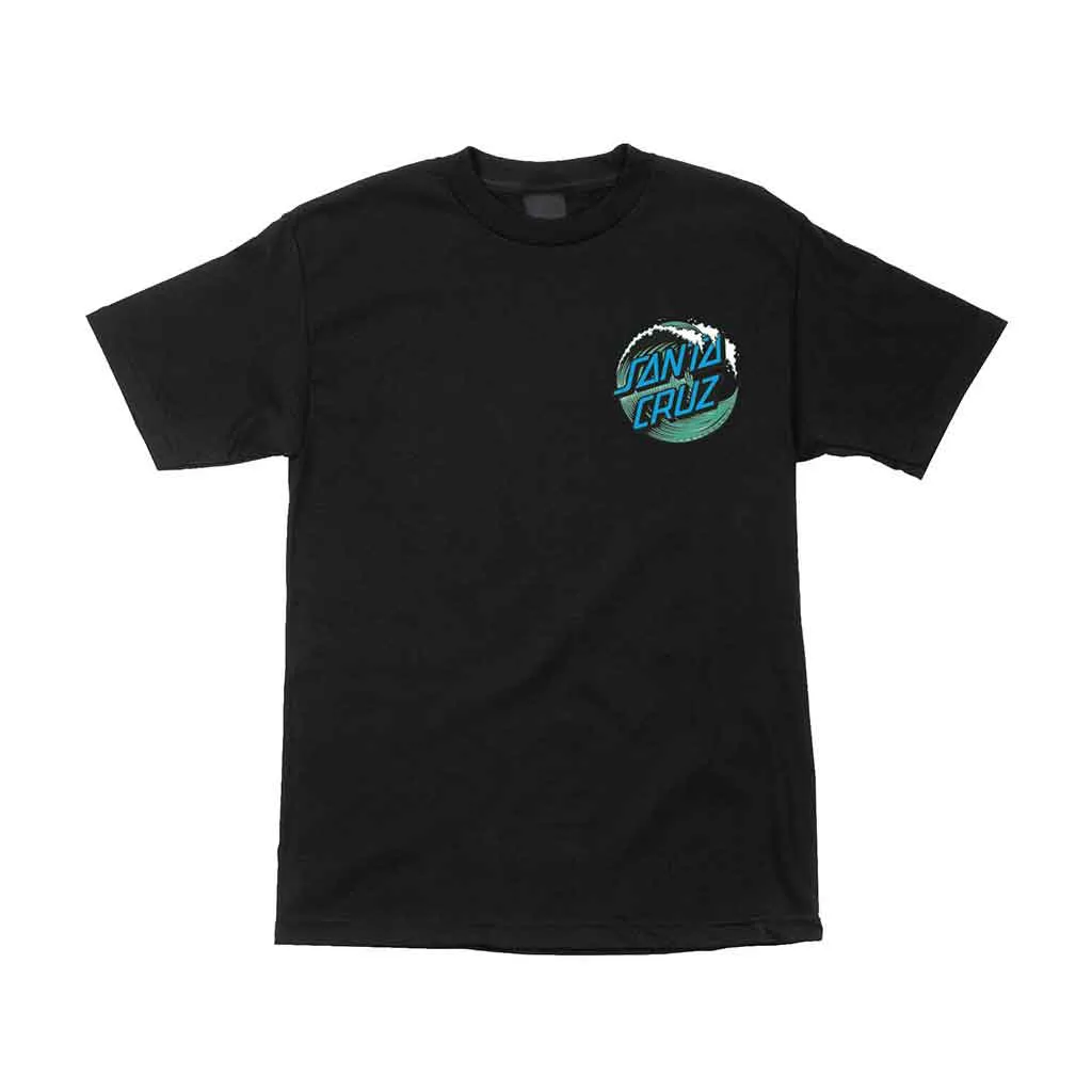 Santa Cruz Wave Dot Regular S/S Tee - Black