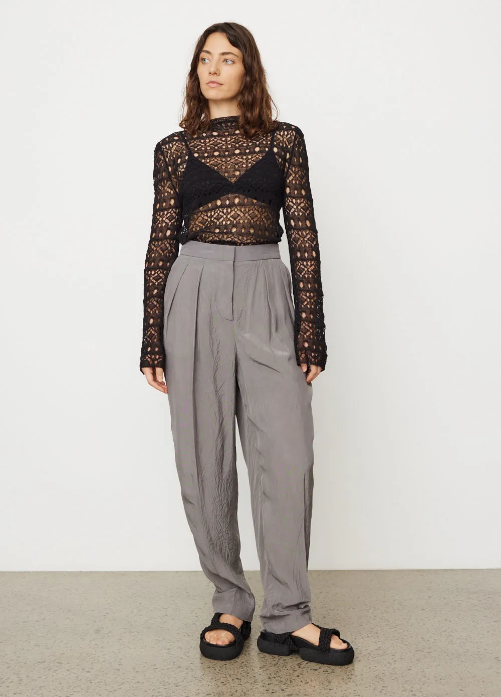 Tailored Fluid Trousers