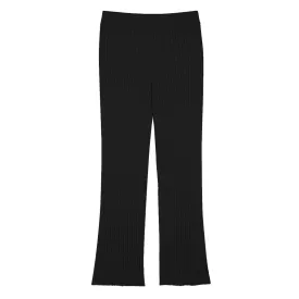 Tailored Knitted Black Trousers