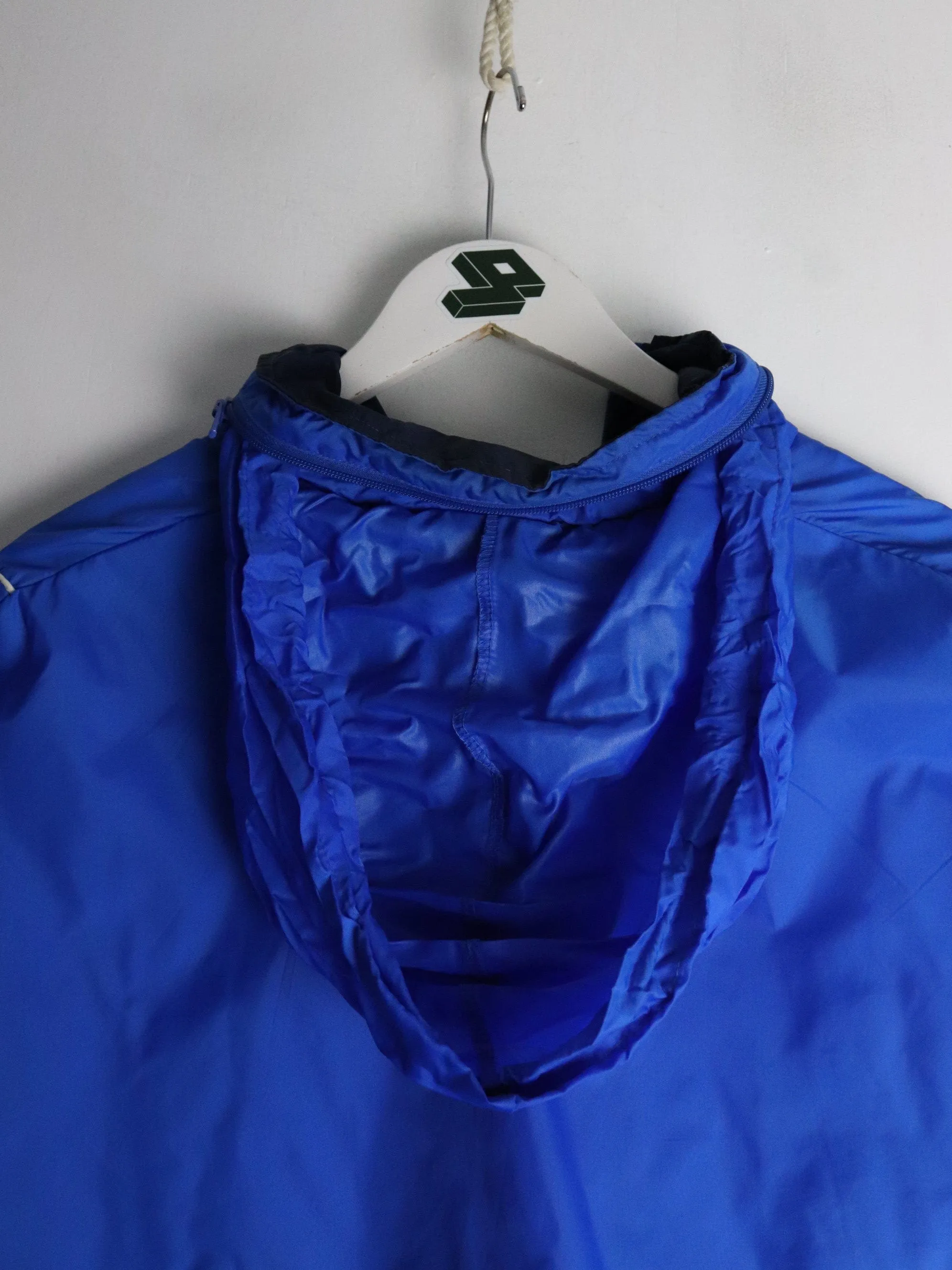 Vintage Nike Windbreaker Mens Large Blue Anorak 90s