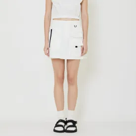 Women Nylon Skort - Off White - SW2401017A