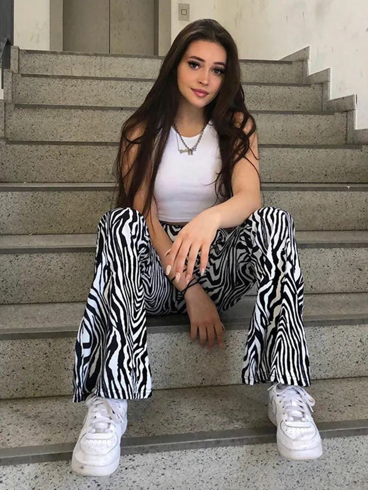 'Your Inner Wild' Zebra Print Pants