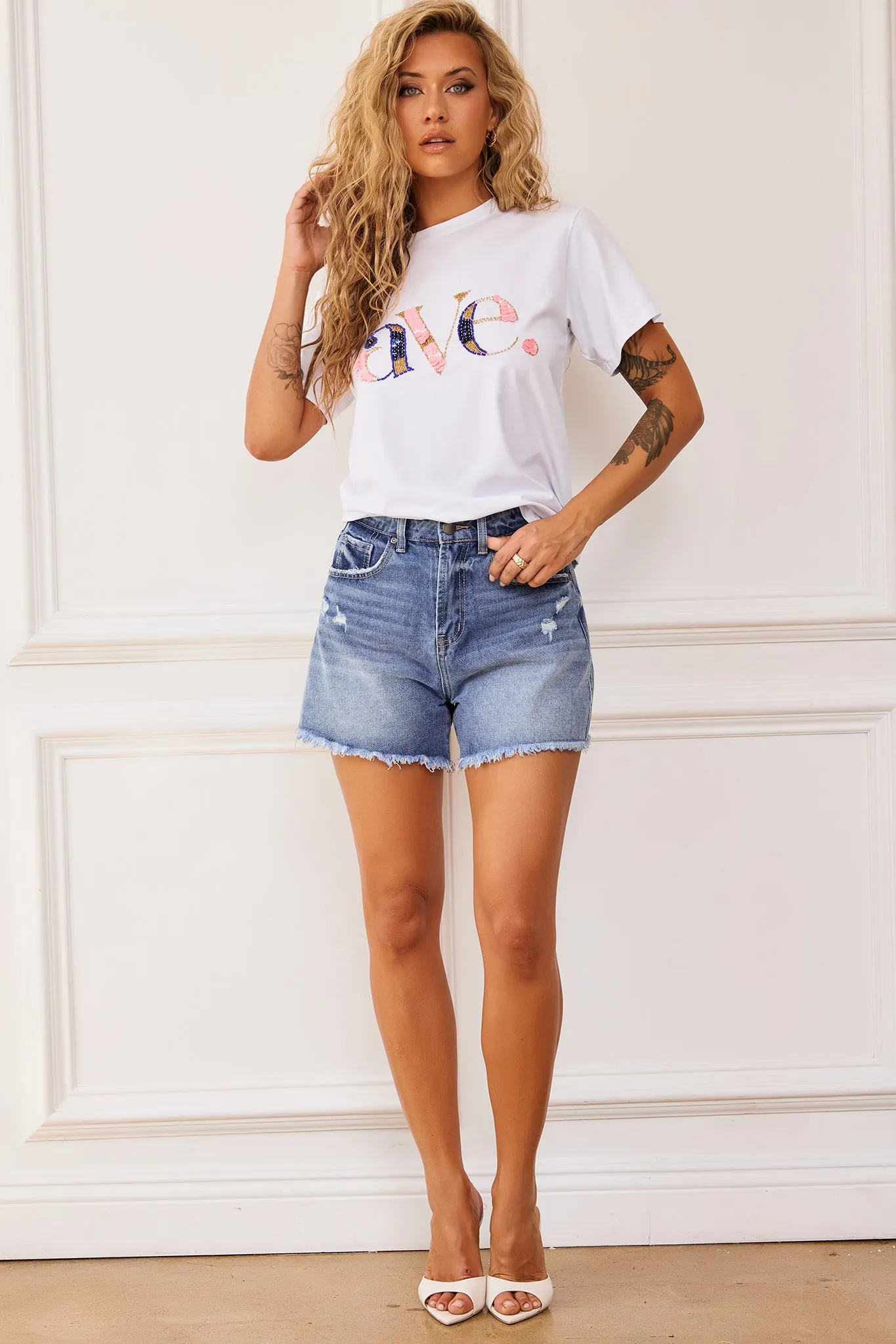 Zander Denim Shorts - Blue